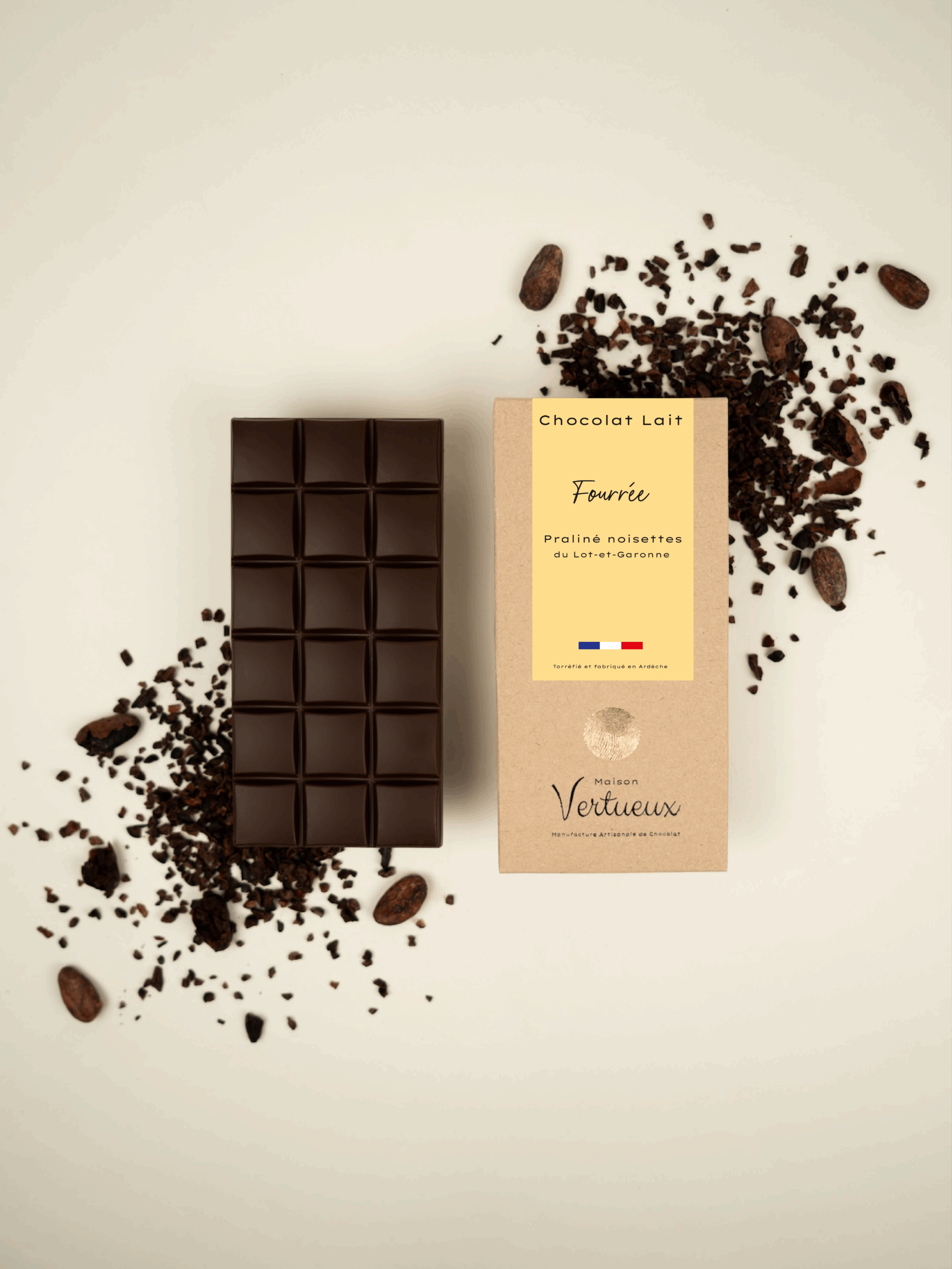 Fourrée praliné noisettes