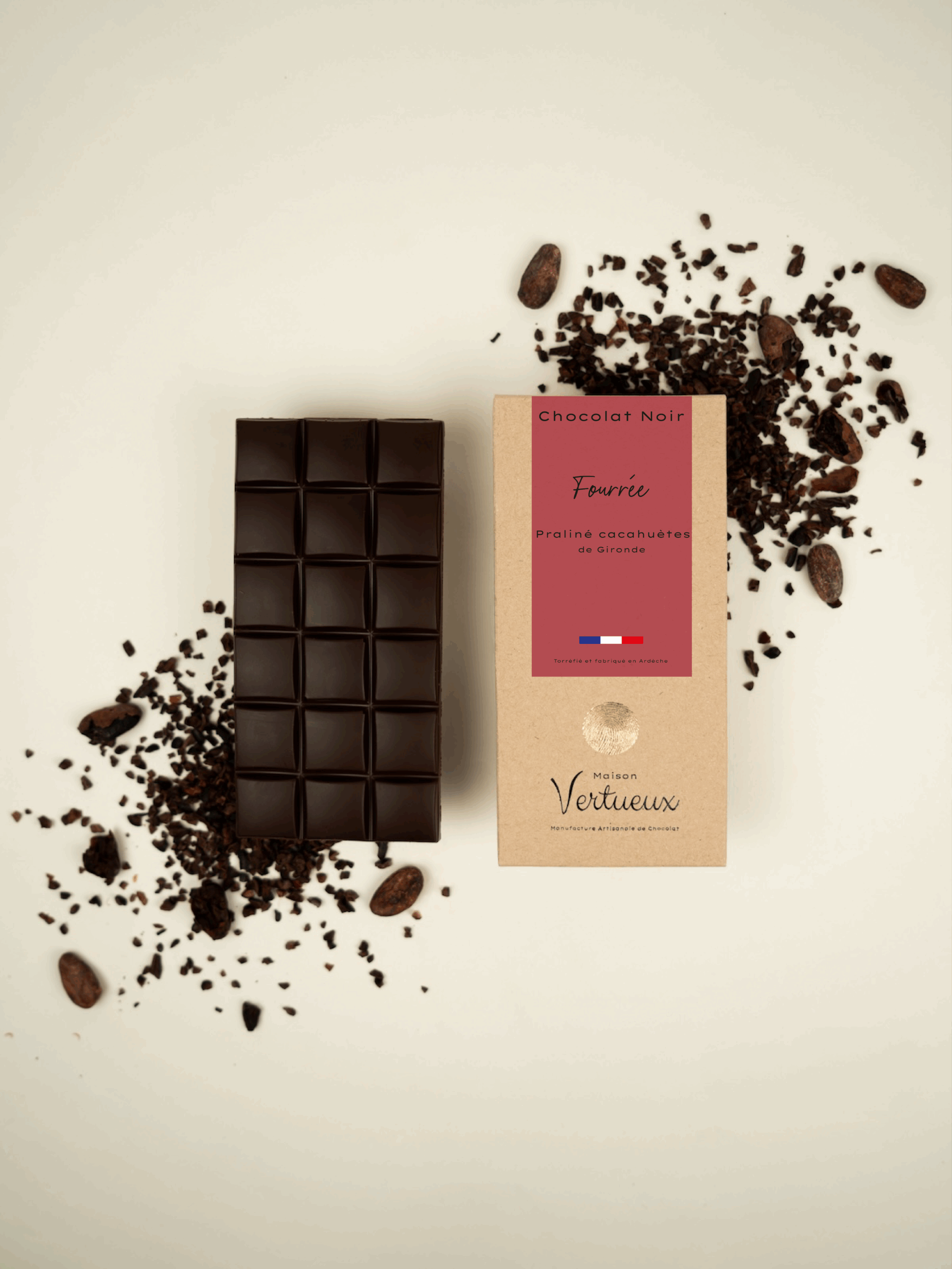 Fourrée praliné cacahuètes
