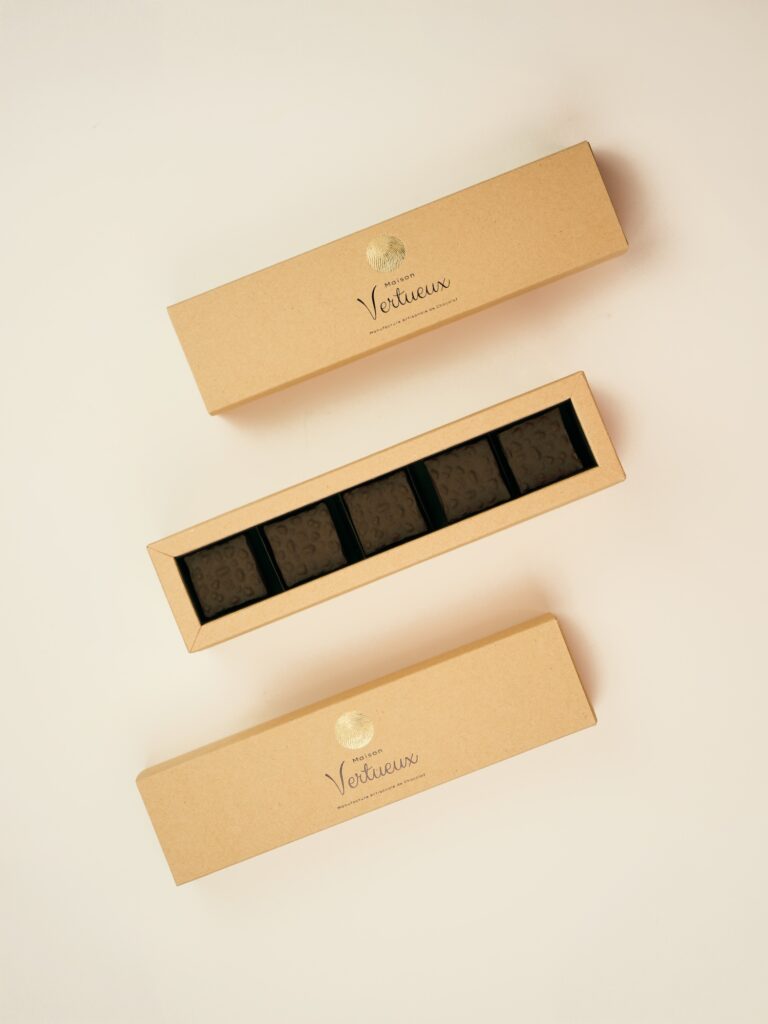 Maison Vertueux - Coffret rochers chocolat noir
